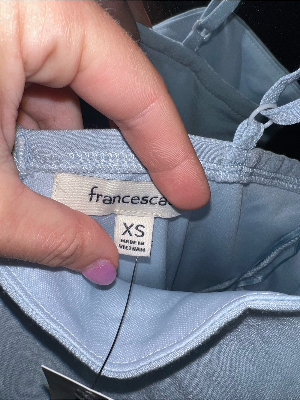 Francesca's Collections Light Blue Dress